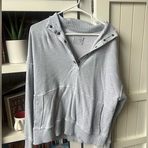Grey Aerie Buttoned Sweater